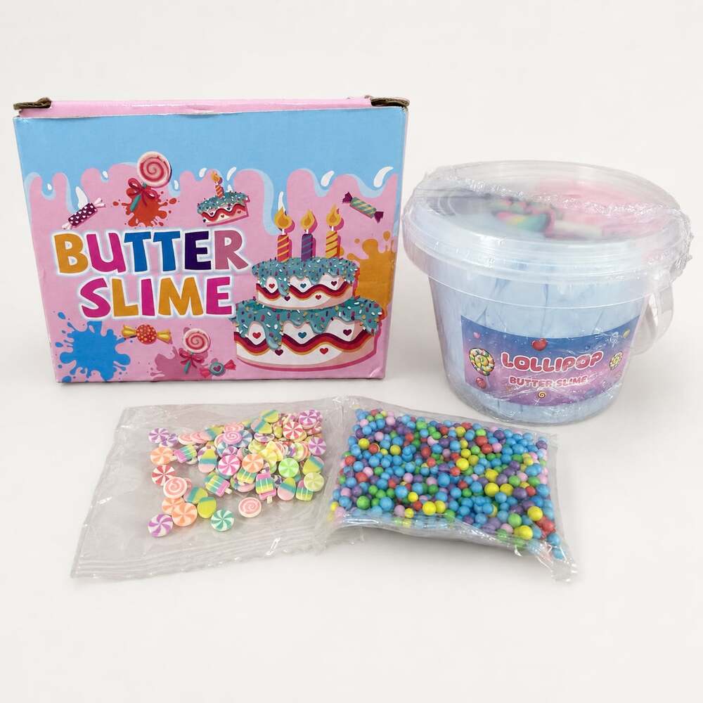 Lollipop Butter Slime Kit with Box Add-ins and Charms